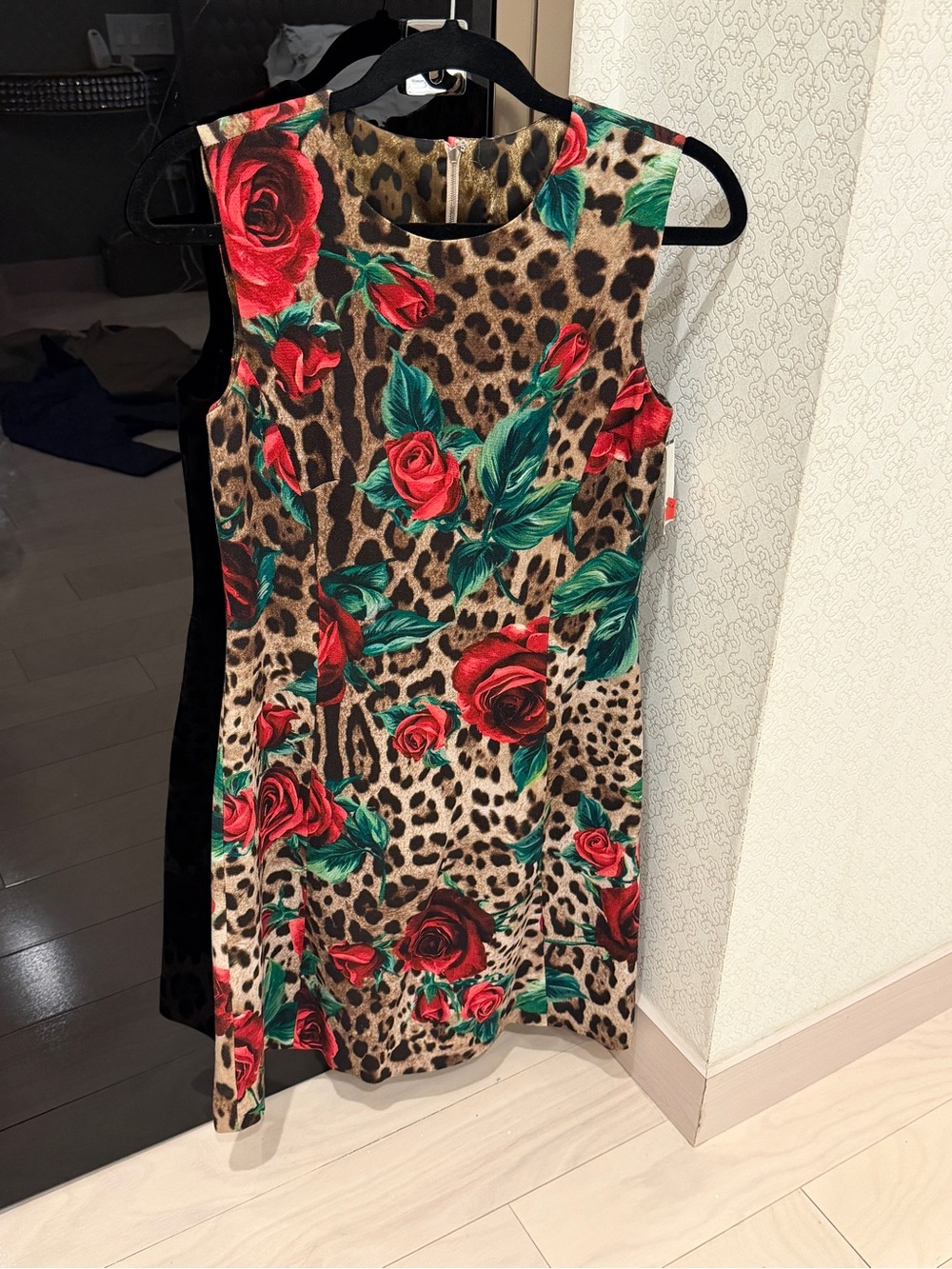 New Dolce & Gabbana Sleeveless Leopard Print Dress Sz 42